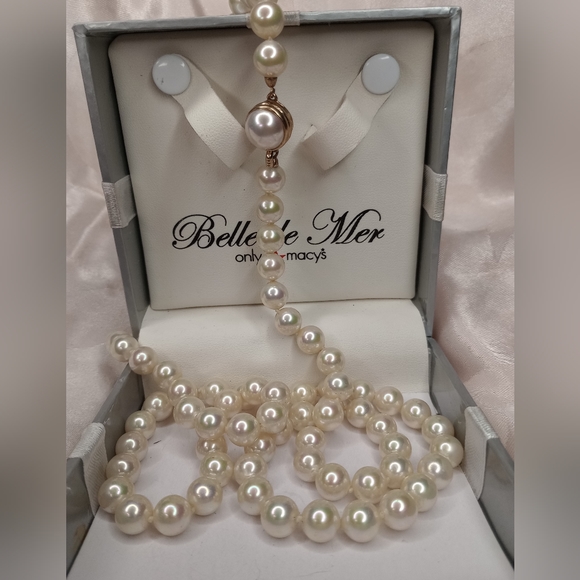 BELLE DE MER | Majorica | Pearl Necklace & Bracelet - Picture 4 of 7